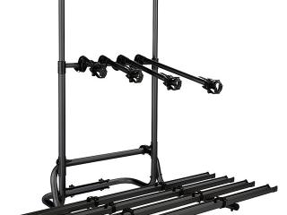 Velo turētājs 4 velosipēdiem, uzstādīšanas augstums 85-145cm, melns, Quipon Bike Rack for 4