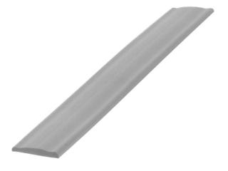Alumīnija līstes nosedzošā gumija, 12mm, pelēka