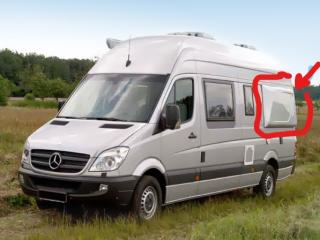  Guļvietas paplatinājums 8cm, Sprinter no 2006, Crafter no 2006-2016, kreisā puse, Reimo