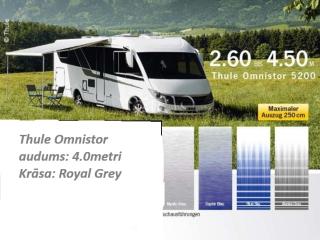 Audums marķīzei, Thule Omnistor 5200, 2,5 x 4,0metri