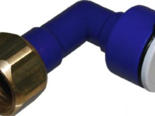 Uniquick savienojums 1/2 - 12mm, 90o līkums