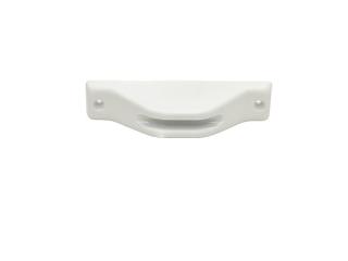 Durvju fiksators, 9,8cm, balts, Hymer 