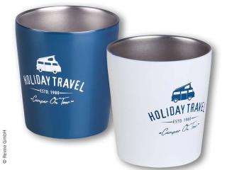 Krūzītes no nerūsējošā tērauda 220ml x 2gb., Holiday Travel