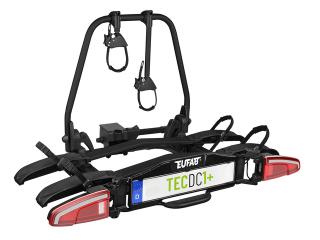 Velo turētājs uz piekabes āķa, noliecams, EUFAB TECDC1+