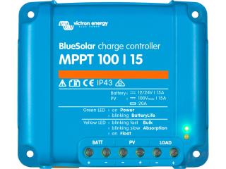 Victron BlueSolar MPPT 100/15 Saules paneļu uzlādes kontrolieris 