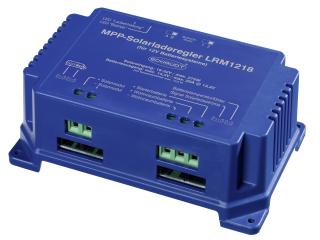 Saules paneļu uzlādes kontrolieris diviem akumulatoriem, Schaudt LRM1218 līdz 275W