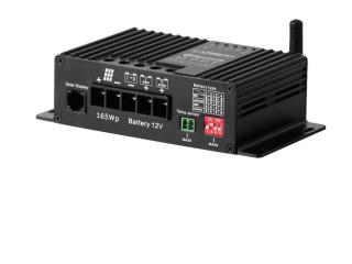 Saules paneļu uzlādes kontrolieris diviem akumulatoriem, MPPT 12V/25A 350W