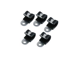Gāzes caurules skava ar gumiju, 10mm, 5paka