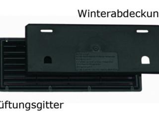 Ledusskapja ventilācijas komplekts, 375x150mm, melns, MPK 