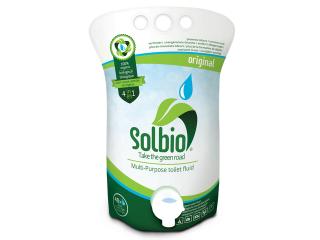  Solbio 4-in-1, dabai draudzīgs tualetes, netīrā ūdens trauka un skalošanas trauka šķidrums, 1,6 litri, 40 devas