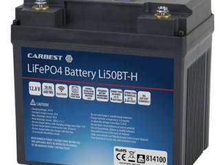 LiFePo4 litija dzelzs fosfāta akumulators LI50BT-H, ar sildīšanas funkciju, Carbest