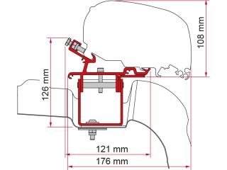 Adapteris VW Crafter, MAN TGE no 2017, Fiamma F65/F80