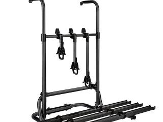 Velo turētājs 3 velosipēdiem, uzstādīšana pie sienas teleskopiska 85-145cm, melns, Quipon Bike Rack for 3