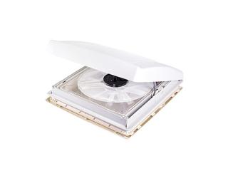 Jumta lūka 40x40cm, jumta biezumam 25-60 mm, ar 12V ventilatoru, balta, Thule Omnivent