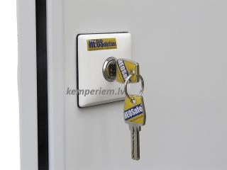 Durvju drošības atslēga - iebūvējama, 4gb., slēdzamas ar vienu atslēgu, HeoSafe