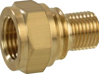 Gāzes savienojums, 1/4" kreisā ārējā vītne ar iekšējo vītni 5/8" UNF, GOK