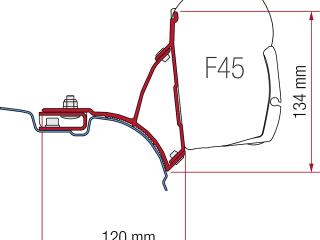 Adapteris VW T5, Fiamma F45