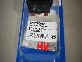 Thetford C200 S/CS, skalošanas poga