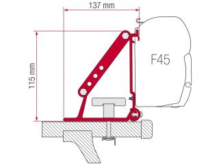 Adapteris KIT Auto, Fiamma F35pro, F35/F45/ F50/F55, Compass, jumta šķērstieņiem, OEM98655-310