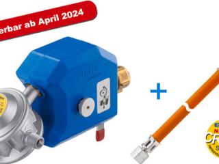 Caramatic Safe Drive - 30mbar, Crash-Sensor, gāzes balonu DRĪKST lietot braukšanas laikā, novietojas tieši uz balona, GOK