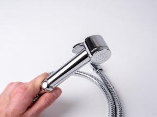 Dušas komplekts ar pogu ūdens taupīšanai, Vītne: 1/2"