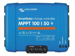 Victron energy SmartSolar 12/24V, MPPT 100/50 Saules paneļu uzlādes kontrolieris 