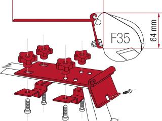 Adapteris Kit Standart, Fiamma F35 
