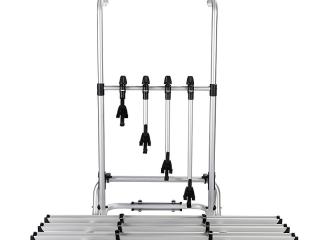 Velo turētājs 4 velosipēdiem, uzstādīšanas augstums 85-145cm, Quipon Bike Rack 4
