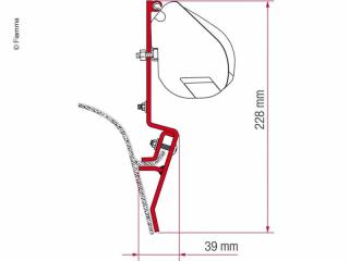 Adapteris VW T3, Fiamma F35, OEM98655Z115