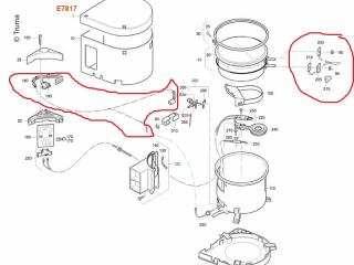 Truma Boiler B / BN10 / BN14, kabelis ar spoli, temperatūras devējiem, spraudni
