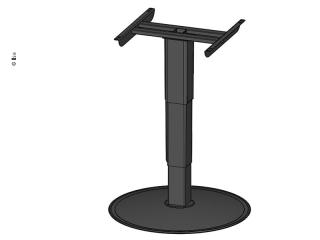 Galda kāja ar augšējo un apakšējo stāvokli 320-680mm