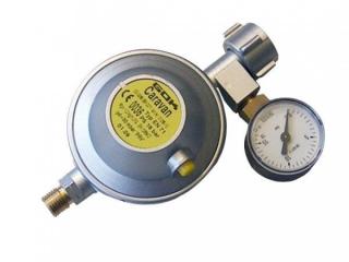 Gāzes reduktors 30mbar, 1,2kg/h ar manometru, GOK