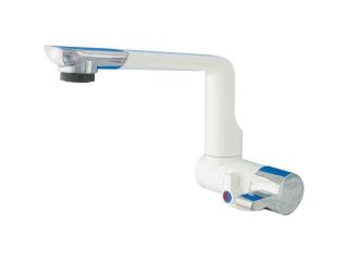 Ūdens krāns/maisītājs Arona White, noliecams un pagriežams, ar mikroslēdzi, montāžas vieta 17mm