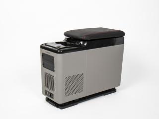 Kompresora leduskaste novietojama starp sēdekļiem, Carbest CabCooler14 12V/24V 14L