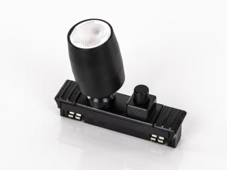 Alumīnija sliedes LED spot ar slēdzi, 1w, 3000K