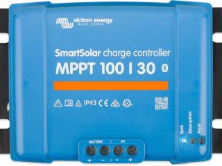 Victron energy SmartSolar, 12/24V, MPPT 100/30, saules paneļu uzlādes kontrolieris
