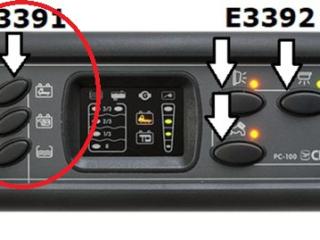 Pogas priekš CBE PC100, 3gb.,kreisā puse 