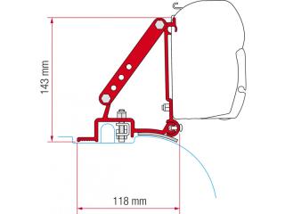 Adapteris Fiat Ducato līdz 06/2006, Fiamma F45 