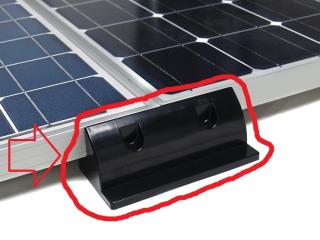  Saules paneļu montāžas kronšteini 2gb., 150mm