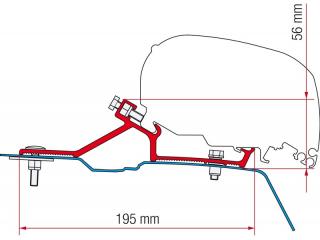 Adapteris Renault Master no 2011, Fiamma F65 vai F80