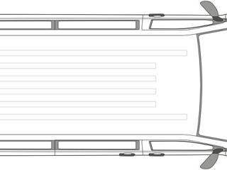 Renault Trafic no 2002-2014, termo segas aizmugures durvīm