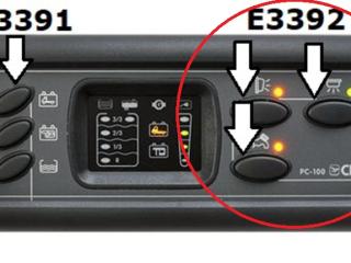 Pogas priekš CBE PC100, 3gb.,labā puse 