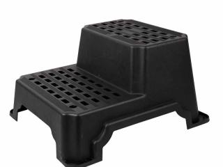 Pakāpiens XL Double Plastic Step ar pretslīdes virsmu