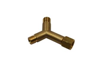 Y veida savienojums, 1/4", 3 x kreisā vītne