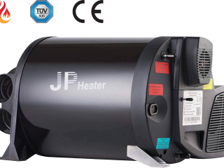 Siltais gaiss un siltais ūdens vienā agregātā, JP Heater Combi Diesel, 4KW+ 900/1800W AC230V,  LCD panelis + Bluetooth App, uzstādīšanas komplekts