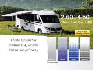 Audums marķīzei, Thule Omnistor 5200, 2,5 x 4,5metri