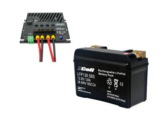 Clesana C1, Power Management komplektā ar LiFePO4 akumulatoru 12,8 V / 3 Ah