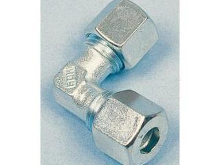 Gāzes savienojums cinkots 8mm, 90º, 2gb. GOK