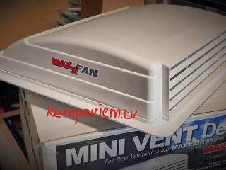  Maxxair Mini Vent Deluxe, 40x40cm,12V ventilators ar LED gaismu